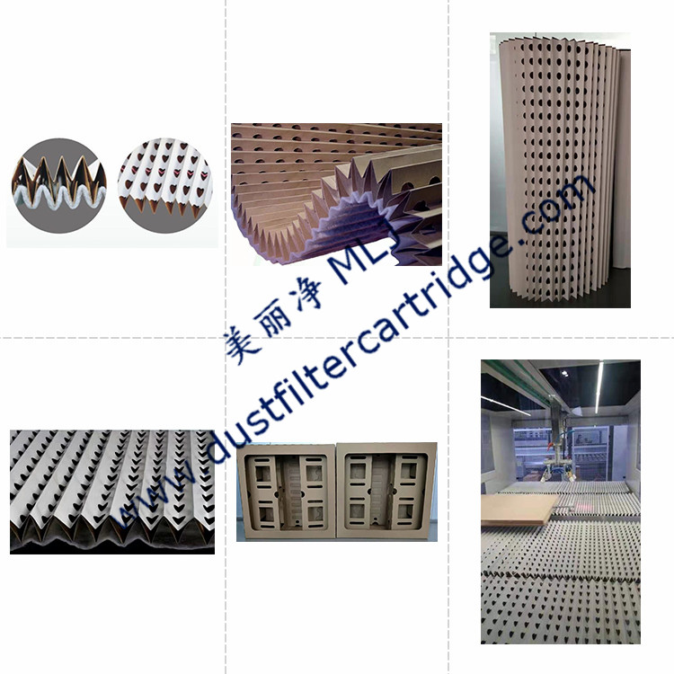 V-shaped Pleated Industrial Paint Filters