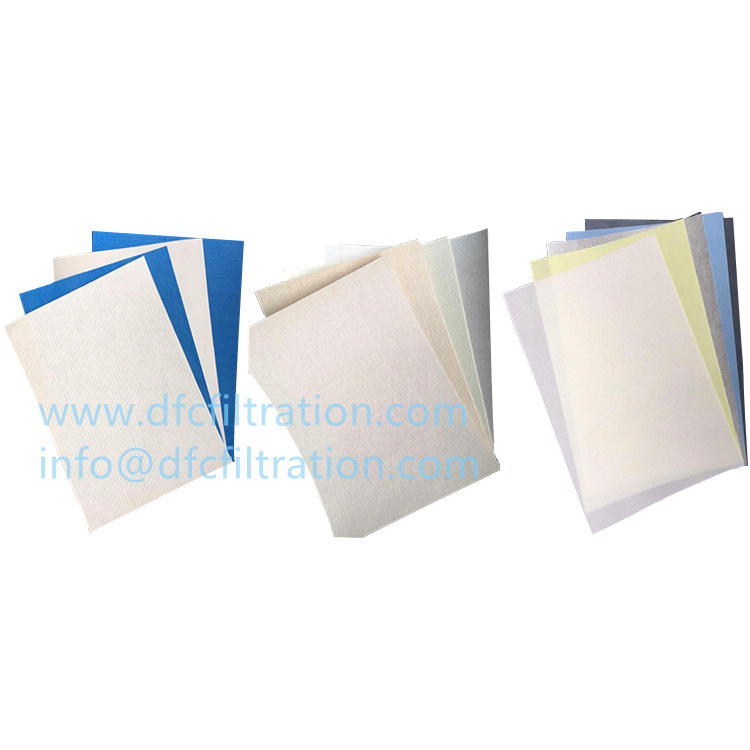 Filter cartridge material pleated